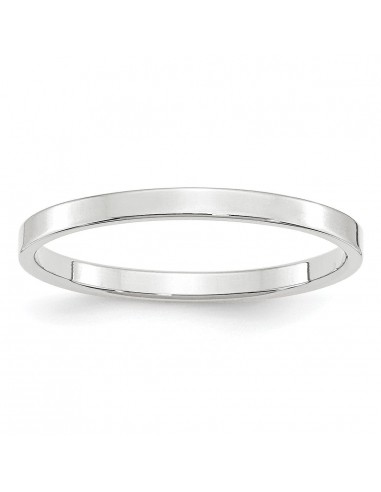 2MM Wedding Ring in 14KT White Gold Size 7 ou a consommer sur place