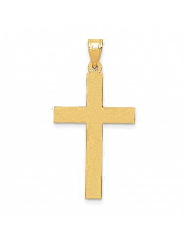 14k Sand Blasted Cross Pendant votre