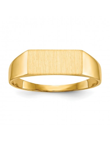 14KT Yellow Gold 5.5X12MM Signet Ring Size 8 prix pour 