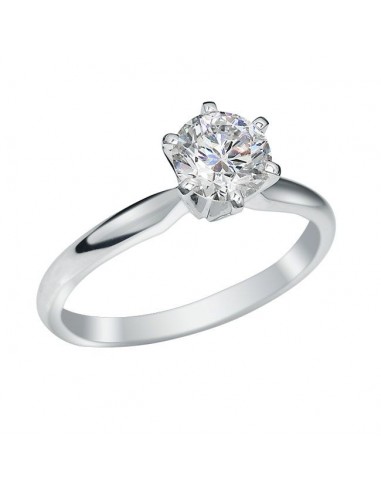 Signature EcoLove 2-1/2 CTW Round Lab Grown Diamond Solitaire Ring in 14KT White Gold ou a consommer sur place