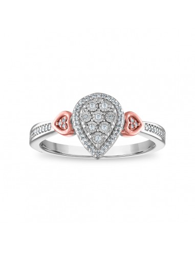 LoveSong 1/10 CTW Diamond Promise Ring in Sterling Silver Toutes les collections ici