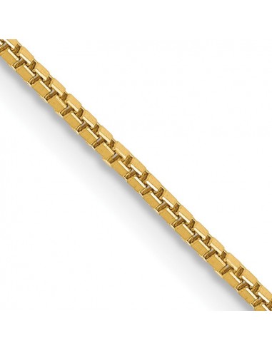 14KT Yellow Gold 28-inch 1MM Box Chain s'inspire de l'anatomie humaine