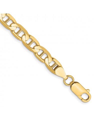 14KT Yellow Gold 8-inch 6.25MM Anchor Link Bracelet ouvre sa boutique