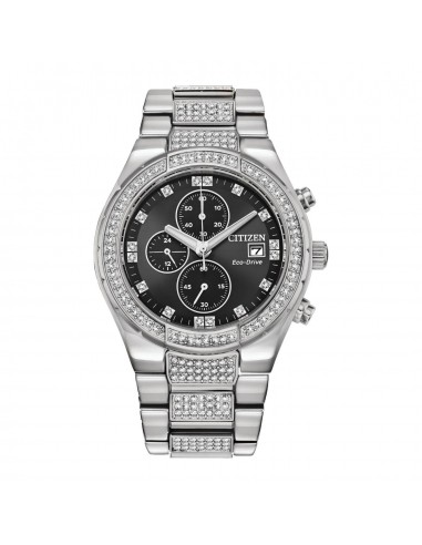 Citizen Watch with 42MM Black Round Dial and Stainless Steel Bracelet. CA0750-53E Venez acheter