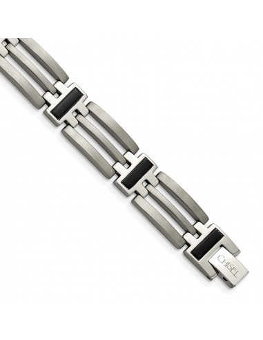 Titanium IP-plated 8.5in Bracelet Fin de série