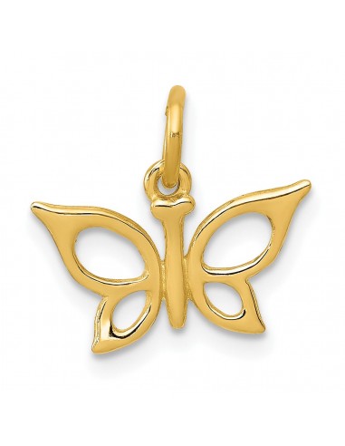 14k Butterfly Charm Amélioration de cerveau avec