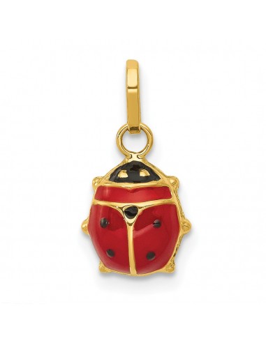 14k Enameled Ladybug Charm shop