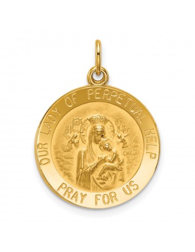 14KT Yellow Gold 25X18MM Religious Medal Pendant. Chain Not Included s'inspire de l'anatomie humaine