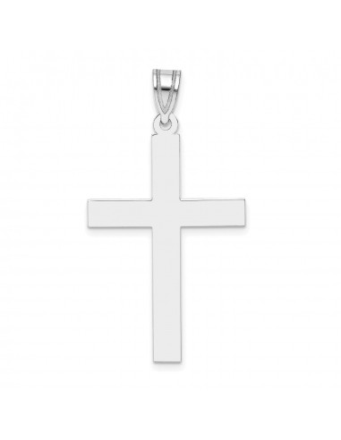 14KT White Gold 39X21MM Cross Pendant. Chain Not Included plus qu'un jeu 