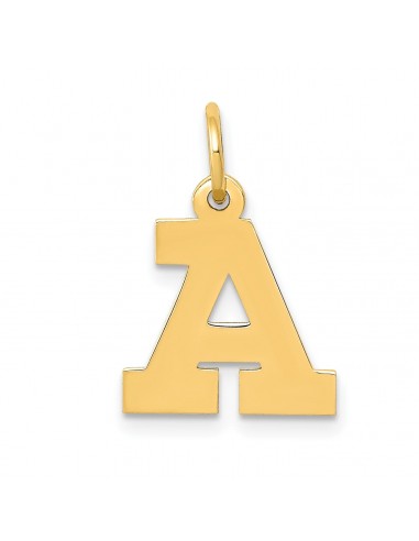 14k Small Block Initial A Charm JUSQU'A -70%! 