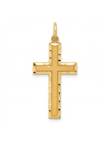 14k Cross Charm Les êtres humains sont 